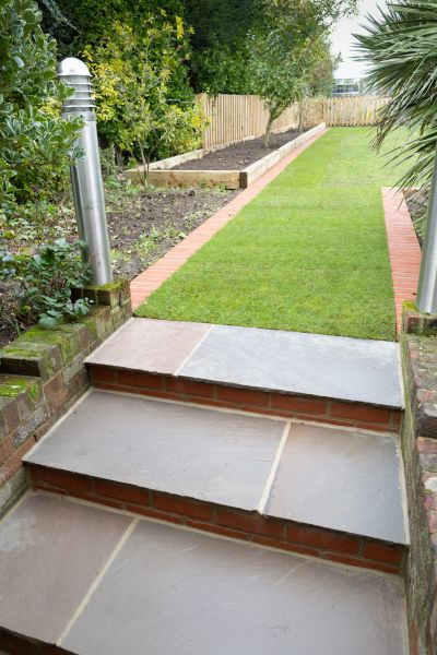 Backyard Steps Installation in Elizabethtown